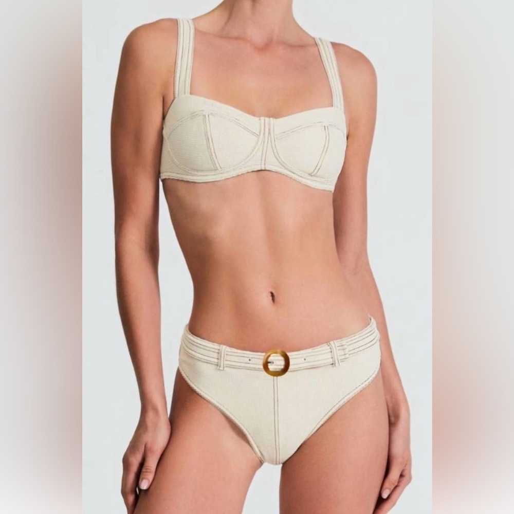DEVON WINDSOR Julia and Jade bikini Set in cream XS